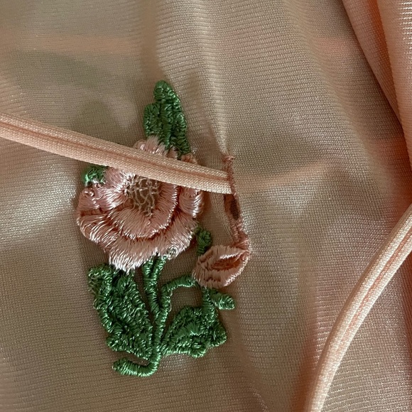 Vintage peach robe Sears The Fashion Place - Picture 4 of 8